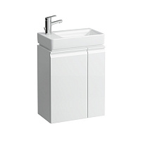 Laufen Pro База с раковиной 48x28см, петли слева, полки справа, 1 дверка, цвет: белый