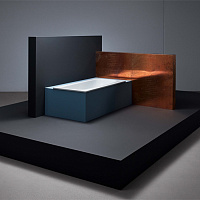 Bette Duett Ванна прямоугольная пристенная, 170х75х42см, с шумоизоляцией, BetteGlasur® Plus