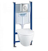 Инсталляция с унитазом и клавишей с сиденьем микролифт Grohe Solido 39127000