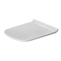 Duravit DuraStyle Сиденье для унитаза, петли нерж сталь, с микролифтом, цвет: белый