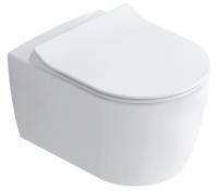 a-Uno Унитаз подвесной 520*360*320 мм без ободка (в компл. сиденье Ultra Slim Antibacterial Duroplast с плавным опусканием)