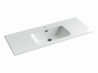Умывальник накладной прямоугольный Element 1210*465*180мм Ceramica Nova белый CN7006
