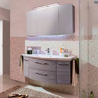 PELIPAL Cassca Комплект мебели с раковиной,  141см, цвет: графит