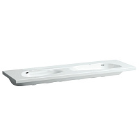 Laufen Palomba Раковина 160x50х4 см, без отв., двойная, цвет: белый