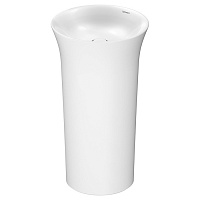 Duravit White Tulip Раковина напольная Ø50см, без перелива, без отв., сифон, слив в пол, цвет: белый