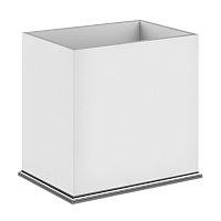 Gessi Eleganza Корзина для мусора, напольная, цвет: Finox/белый