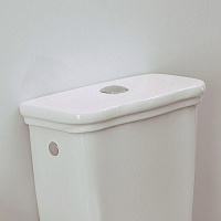 Kerasan Retro Крышка для бачка 108101/1082 с 1 отверстием под кнопку, цвет: белый