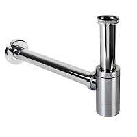 SIMAS Сифон цилиндрической формы для биде, хром