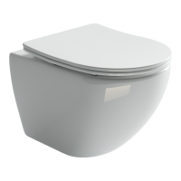 Подвесной унитаз Metropol Rimless Ceramica Nova белый CN4002