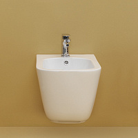 Kerasan Tribeca Биде подвесное 54х35см, c 1 отв под смеситель, c креплением WB9N, цвет: Bianco matt