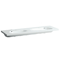 Laufen Palomba Раковина 160x50х4 см, без отв., двойная, цвет: белый