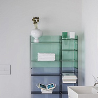 Laufen Kartell Стеллаж, 75х26х53см, пластик, цвет: изумрудный зеленый