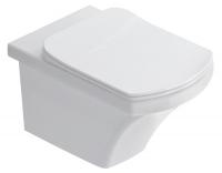 a-Neo Унитаз подвесной 570*355*350 мм без ободка  (в компл. сиденье Ultra Slim Antibacterial Duroplast с плавным опусканием)