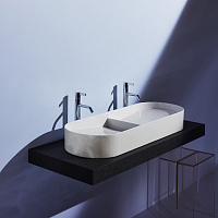 Laufen Sonar Раковина 100x37х13 см, без отв., двойная, без перелива, цвет: белый