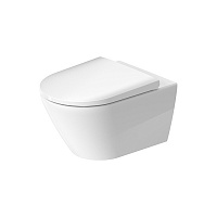 Duravit D-Neo Унитаз подвесной 37х54 см, безободковый, WonderGliss, цвет: белый