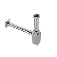 Globo Сифон квадратный 1&quot1/4, цвет: хром