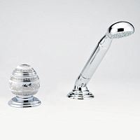 THG Marquise porcelaine blanche Ручной душ на борт ванны, 2 отв., цвет: хром/платина/белый фарфор