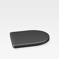 Armani Roca Island Сиденье для биде, микролифт, лакированное, цвет: nero