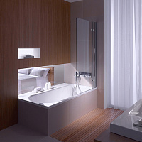 Bette Ocean Ванна с шумоизоляцией пристенная, 170х80х45см, перелив сзади, с комплектом ножек