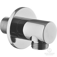 HUBER Harlock Вывод из стены для душевого шланга, цвет: хром,