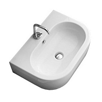 Kerasan Flo Раковина 50х40 см, 1 отв., цвет: белый