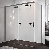Novellini Opera Душевой угол 121х91х200см., Sx, стекло, цвет: хром
