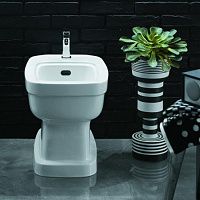 SIMAS Evolution Биде напольное 54х37см с 1 отв. под смеситель, цвет: белый