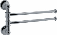 Держатель для полотенца настенный торцевой двойной 334 мм Vetta Rubinetterie Epica