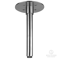 HUBER Lynox Держатель верхнего душа потолочный 100мм, нержавеющая сталь