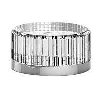 Fantini Venezia Ручка для смесителя, правая, стекло, &quotС&quot (холодная вода), цвет: Хром-Черный