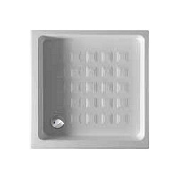 Kerasan Retro поддон угловой квадратный 80х80см, диаметр слива 9см, цвет: белый