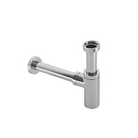 Globo Сифон круглый 1&quot1/4, цвет: хром