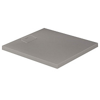 Duravit Stonetto Поддон композитный прямоугольный 90x80х5см, d9см, цвет: Бетон