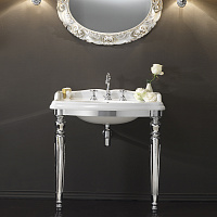 3SC Consolle Консоль King 90х56хh97см, с раковиной LA02 и сифоном, цвет: хром