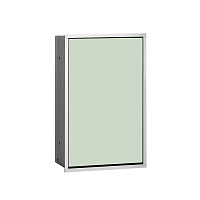 EMCO Asis 300 Модуль с мусорной корзиной, встраиваемый, цвет: алюминий/белый ELS