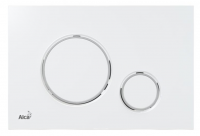 Кнопка управления для скрытых систем инсталляции, арт.M770, белый/хром-глянец, арт. M770