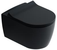 a-Uno Унитаз подвесной 520*360*320 мм без ободка (в компл. сиденье Ultra Slim Antibacterial Duroplast с плавным опусканием)