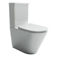 Напольный пристенный унитаз Highlight Ceramica Nova белый CN1802