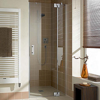 KERMI Filia XP 1TR Душевая дверь 100х200см., серебро, прозрачное стекло с Kermiclean