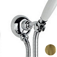 Nicolazzi Держатель душевой ручной лейки, с подводом воды 1/2&quot, цвет: Bronze Plated