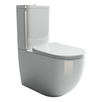 Напольный пристенный унитаз Mia Ceramica Nova белый CN1801