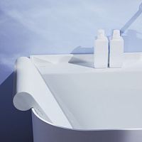 Laufen Sonar Спинка для ванны 40x9x64см, цвет: серый