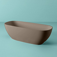 Artceram Hoop Ванна отдельностоящая, 170х70хh50см, с переливом и слив.крышкой, Livingtec, цвет: matera