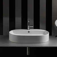 Kerasan Ciotola Раковина 65х40 см, 1 отв., цвет: белый