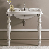 3SC Consolle Консоль Firenze 90х56хh97см, с раковиной LA02 и сифоном, цвет: хром