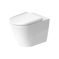Duravit D-Neo Унитаз напольный 37х58х40 см, безободковый, слив в стену, цвет: белый
