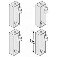 Bette Комплект удлинителей 125 мм к металлической раме для поддонов высотой h15см