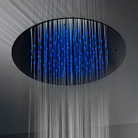 Gattoni PD Душевая лейка круглая диаметр 380мм с системой скрытого монтажа на потолке (без хромотерапии), цвет: хром