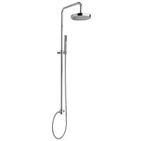 Nicolazzi Doccia Душевая стойка с верхним душем Ø 20см, с переключателем и ручным душем, цвет: хром