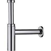 Hansgrohe Flowstar S Сифон для раковины под донный клапан, 1/4’ трубка 140 мм, цвет: хром